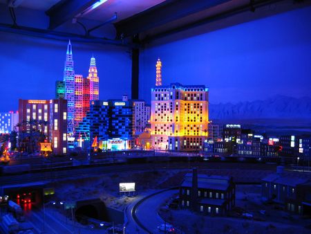 Kolej amerykańska w nocy