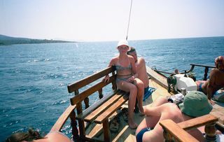 Opalanie na stateczku